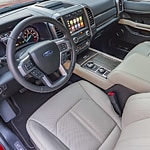 interior shot of a ford expedition 